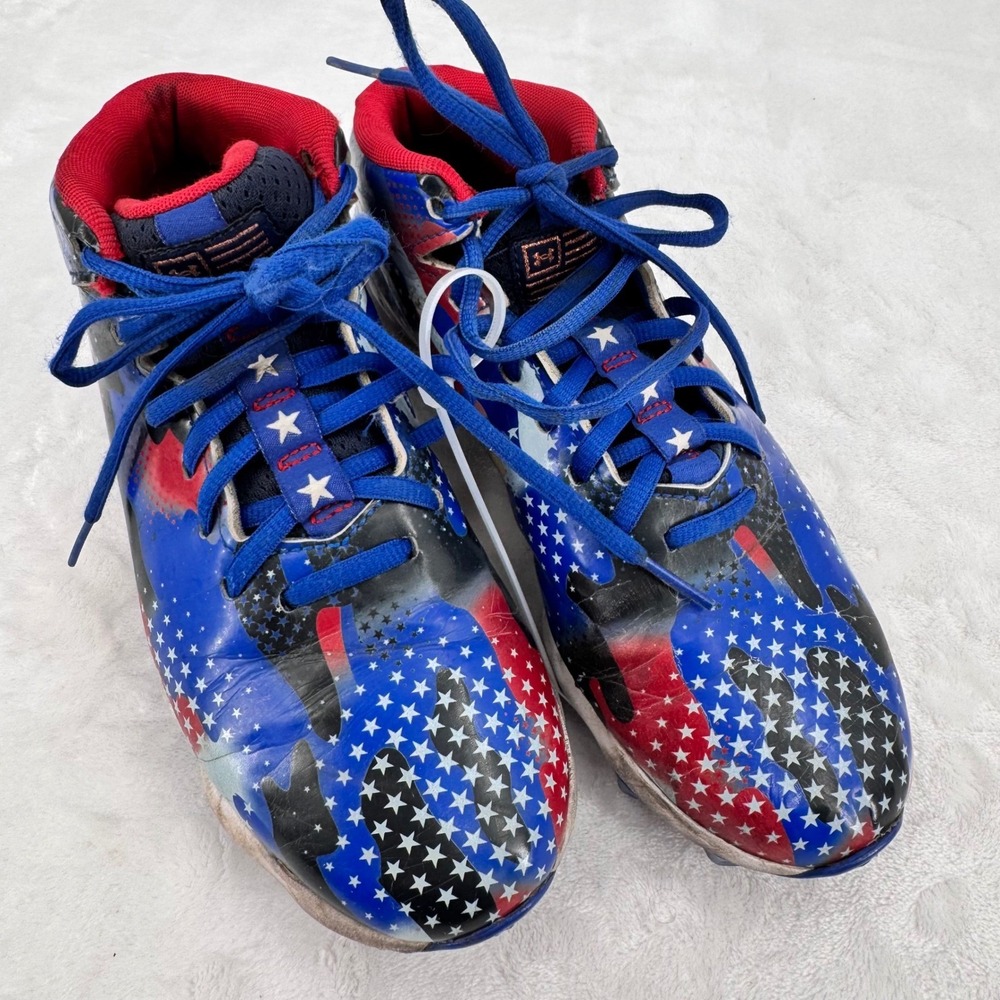 Under Armour UA Spotlight Franchise 4 RM USA Youth Football Cleats Size 5Y Kids